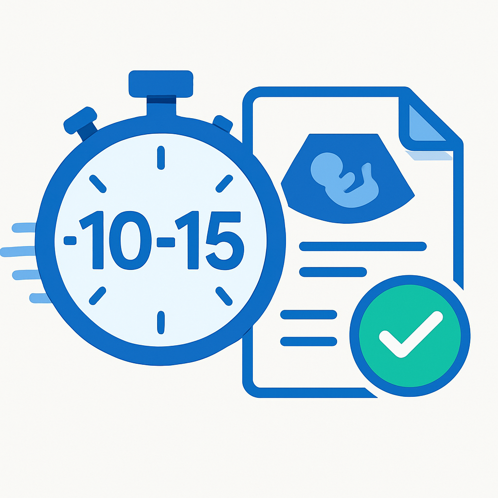 Ilustração de resultados rápidos